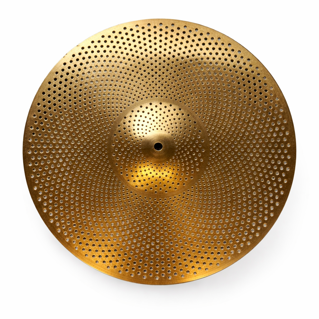 Low Volume Perforated Cymbal (Gold Finish)